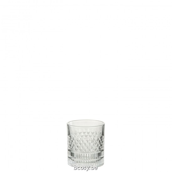 Jline Caja Regalo 4 Vasos Whisky Tennessee Vidrio Transparente.