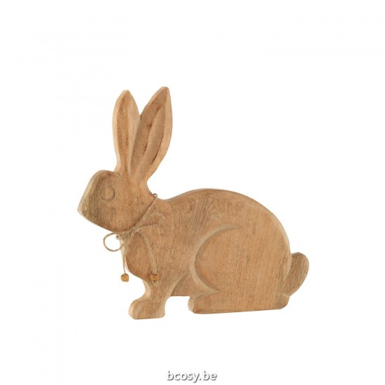 J Line 40151 Konijn Konijnen Statue Animali Decorations kaninchen stehend Dekoration lapin debout rabbit standing Beelden Dec.
