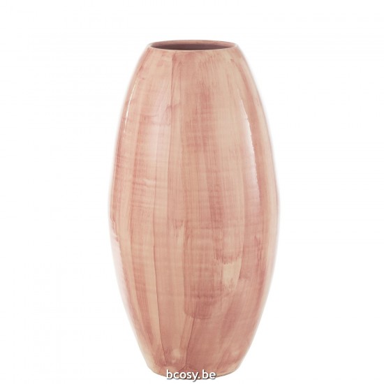 J Line Vaso Dipinto A Mano Ceramica Rosa Jarron Pintado A Mano Ceramica Rosa.