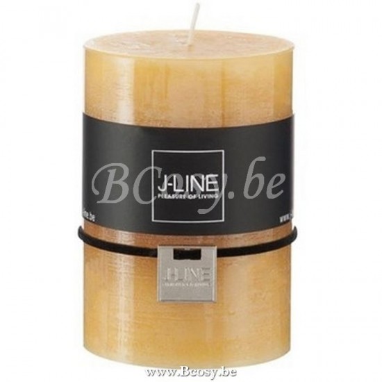 J Line Jline Kerze Zylinder Ocker Medium 42 S zylinderkerzen