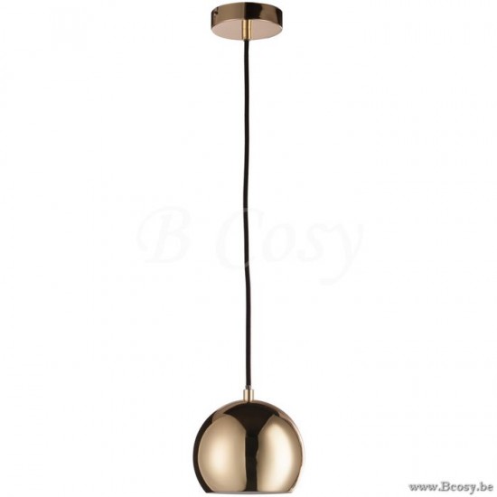J Line Jline Hang Lamp Ball Metal Gold Small Suspensions pendant lights Suspended Overhead Lights Lamps