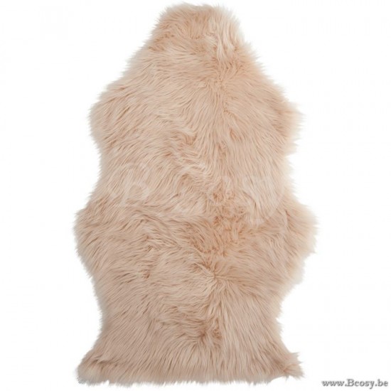 J Line Jline Floormat Fake Fur Beige sheepskin