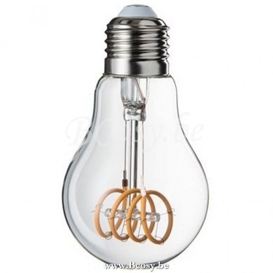 Jline retro ledlamp a19 3 loops e27 dimbaar
