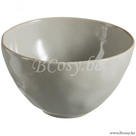 J Line Jline Bowl High Ceramic Grey Medium bowls