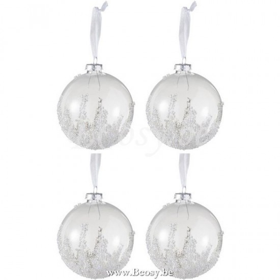 J Line 97518 boule de noel box of baubles Woon Accessoires Christbaumkugel Decoratie boules de noel kerstbal kerstbol packung mit weihnachtskugel Accesorios De Casa Kerstbollen kerstbal Kerstversierin