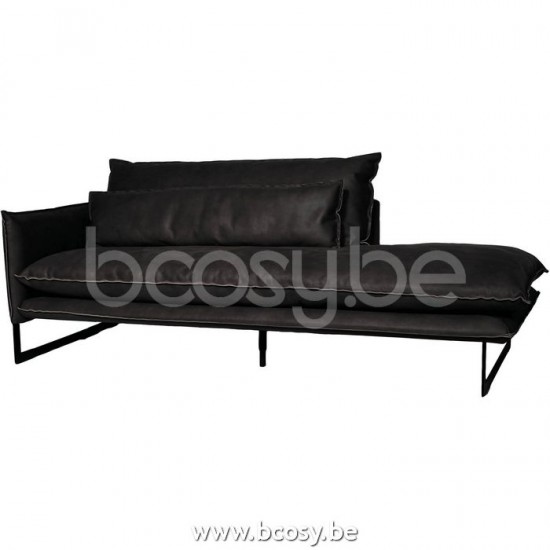 Lifestyle LIEGESTUHL LINKS MODELL MILAN MERSEY ANTHRAZIT 1 B215/H88/D100