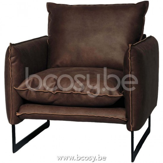 Lifestyle SOFA 1 SITZ MILAN MERSEY HELLBRAUN 5 B80/H88/D90