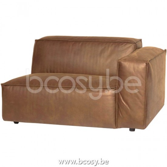 Lifestyle SESSEL 1,5 SITZPLÄTZE MIT ARMLEHNE RECHTS VERONA MERSEY TAUPE 3 B128/H75/D104