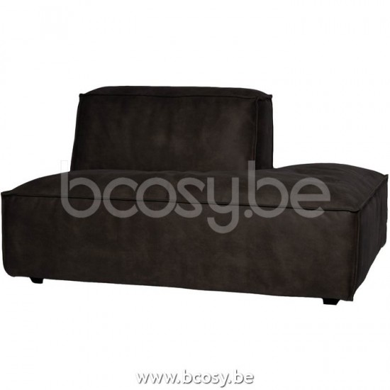Lifestyle RECHTSE FUSSBANK VERONA MERSEY ANTHRAZIT 1 B104/H75/D138
