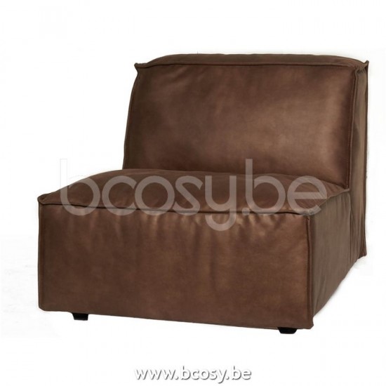 Lifestyle SESSEL 1 SITZPLATZ OHNE ARMLEHNE VERONA MERSEY HELLBRAUN 5 B94/H75/D104