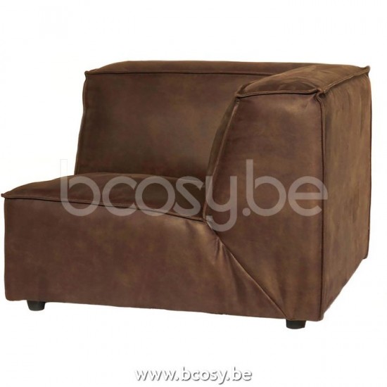 Lifestyle QUADRATISCHE ECKBANK VERONA MERSEY HELLBRAUN 5 B104/H75/D104