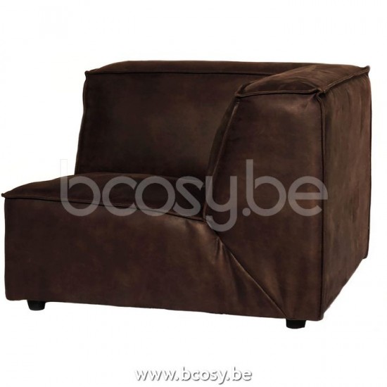 Lifestyle QUADRATISCHE ECKBANK VERONA MERSEY DUNKELBRAUN 6 B104/H75/D104