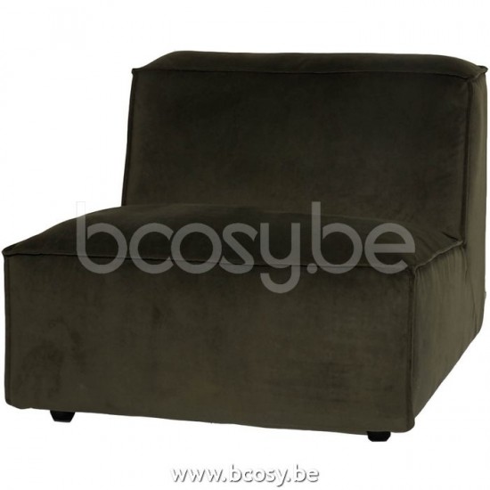 Lifestyle SESSEL 1 SITZPLATZ OHNE ARMLEHNE VERONA SEVEN HUNTER GREEN 156 B94/H75/D104