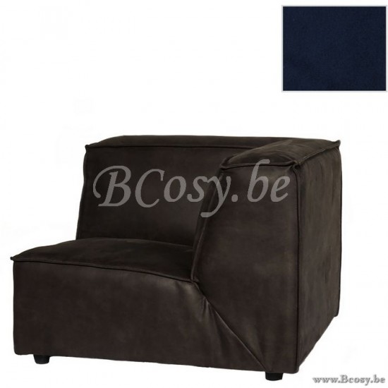 Lifestyle QUADRATISCHE ECKBANK VERONA SEVEN NAVY 49 B104/H75/D104