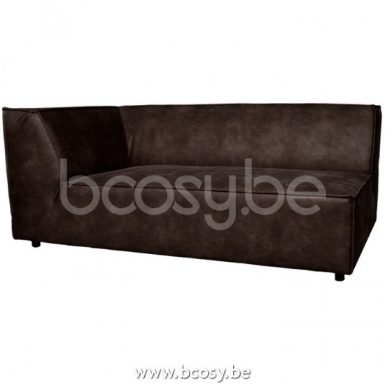 Lifestyle SESSEL 2,5 SITZPLÄTZE MIT ARMLEHNE LINKS BELLARIA MERSEY DUNKELBRAUN 6 B173/H73/D95