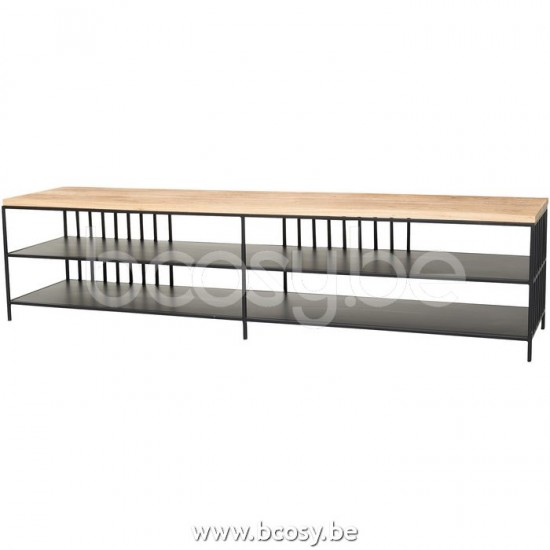 Lifestyle TV-BEISTELLTISCH SEATTLE EICHE 160X35X40 CM