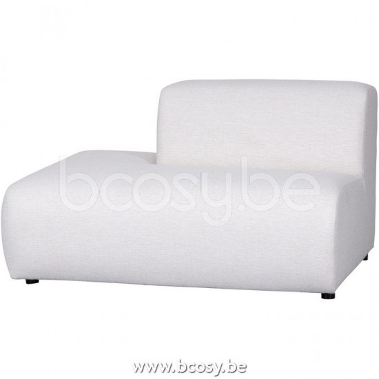 Lifestyle LINKE FUSSBANK SIRMIONE BRENTA ECRU 2 B125/H71/D100