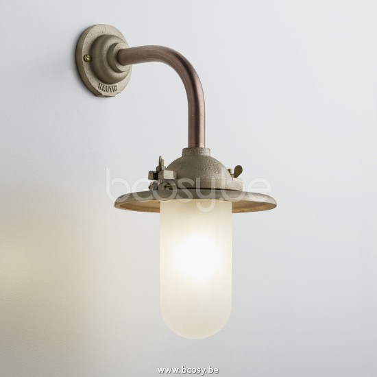 Tekna Nautic BUTTERFLY 90°-Kupfer-mattiertes Glas.