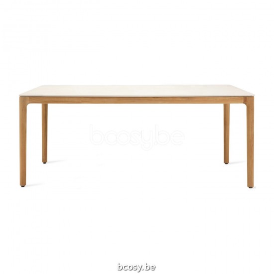 Vincent Sheppard Elko tables de jardin Cadre en Teck non traité 240X100.