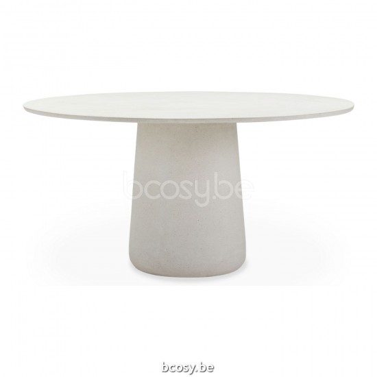 Vincent Sheppard Mistral tables de jardin Cadre en Ciment moucheté Round.