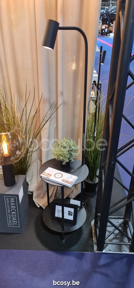 Marckdael tafellamp Vancouver Marckdael 1308-LG1-GU10-TABLE-NE Contemporal zwart tafellamp H 145cm table 55cm VVD VDV Verlichting van Dijck .