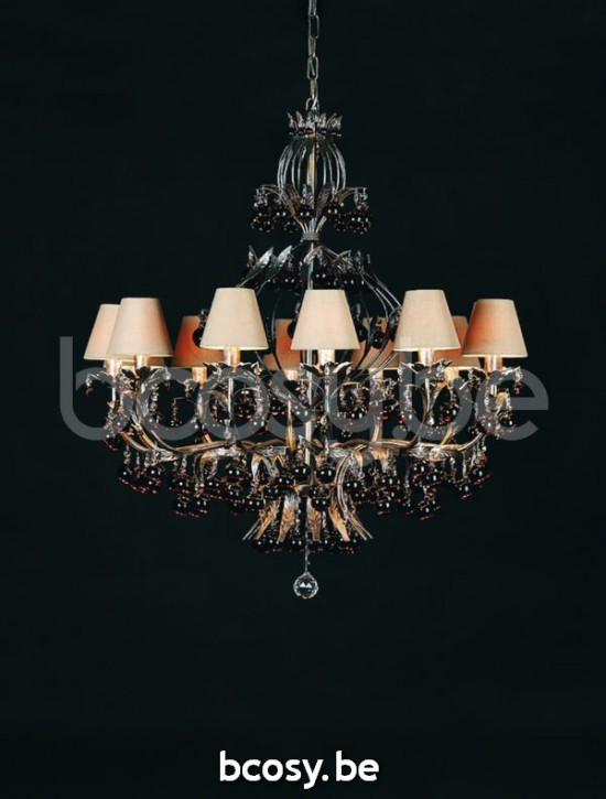 Marckdael luchter Chandeliers-Francese Marckdael 1310-12-ARG ANT + BALL AMETHIST 1310-12-ARG-ANT-BALL-AM 1310-12-ARG.ANTICO-MET-BOL-AMETHIST.