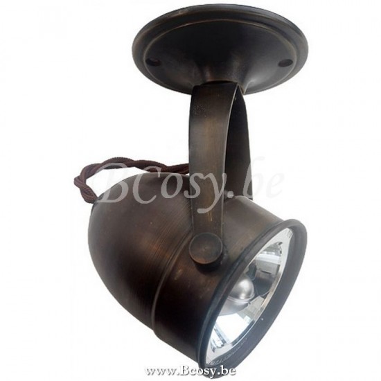 Authentage COM001J10 COMÈTE Einbaustrahler BA15d Bronze Authentage Einbaustrahler Spot Beleuchtung Spotleuchte.