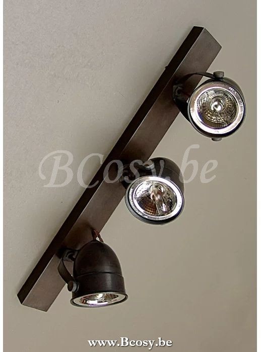 Authentage COM0L3B05 COMÈTE Aufbaustrahler GU10 Bronze Authentage Anbaustrahler Spotleuchten Aufbauleuchte.