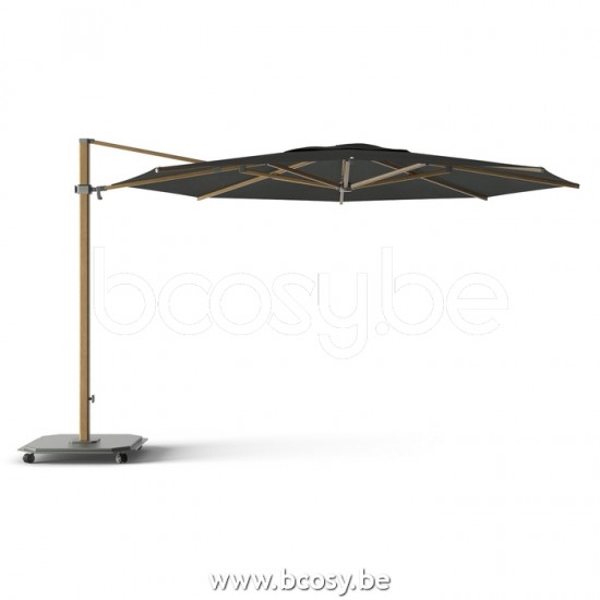 TUUCI OCEAN MASTER MAX SINGLE CANTILEVER ALUMA TEAK Ø400 Cantilever Parasol.