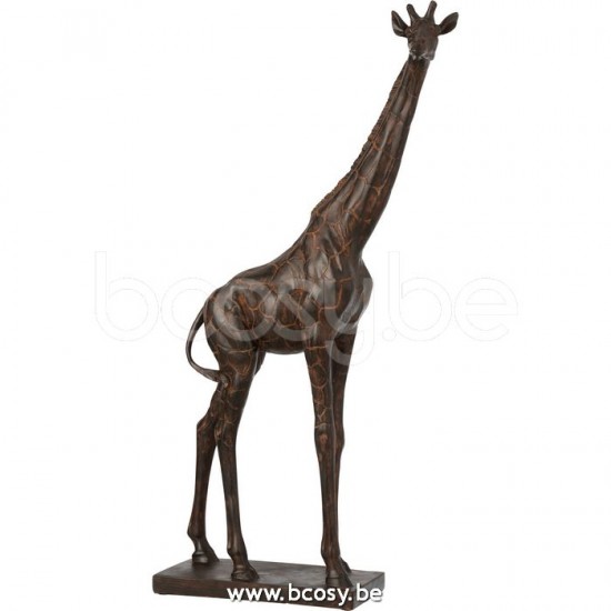 J Line Jline Giraffe Poly Braun Small giraffe