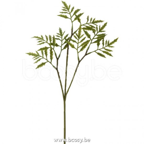 J Line Jline Ramo Felce Fine Plastica Verde Rama Helecho Fino Plastico Verde