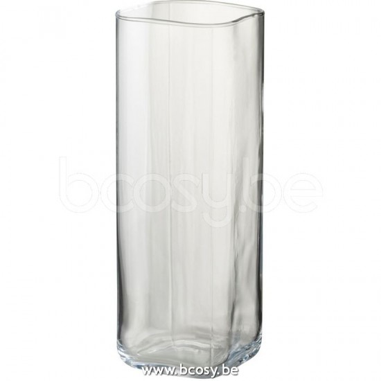 J Line Jline Vase Gerade Viereckig Transparent Small vases