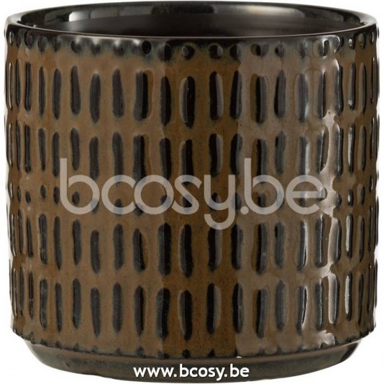 J Line 22711 Vaas cachepot Cachepots E shop Distributeur Bloempotjes blumenhalter Cachepots Cubremacetas Decorations Bloemvazen Bloemenvazen Decoration blumentoepfe Bloempotten Decoratie Flowerpots On