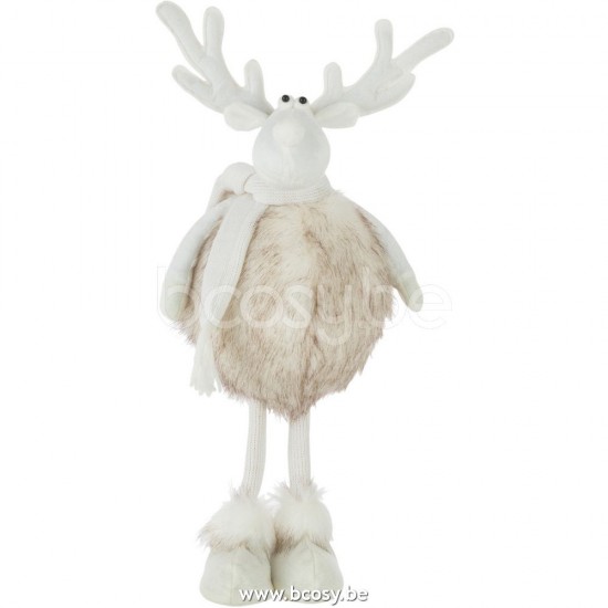 J Line Jline Rentier Stehend Poly Beige Medium rentiere