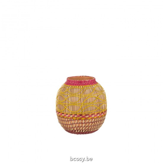 Jline Vase Geflochten Seegras Mix Medium Deko vasen.