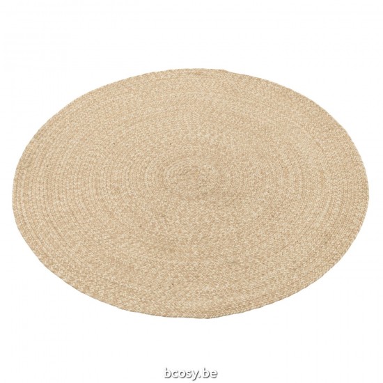 J Line Tappeto Miami Poliestere Naturale Bianco Large Tapete Miami Poli Natural Blanco Large.