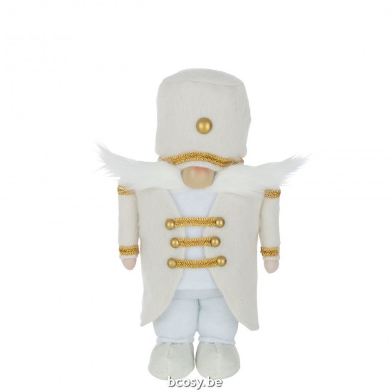 J Line Soldato Poliestere Bianco Oro Large Soldado Poliéster Blanco Oro Large.