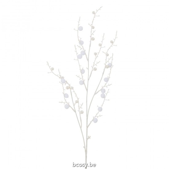 J Line Ramo Pompons Perle Plastica Bianco Rama Pompones Perlas Plastico Blanco.