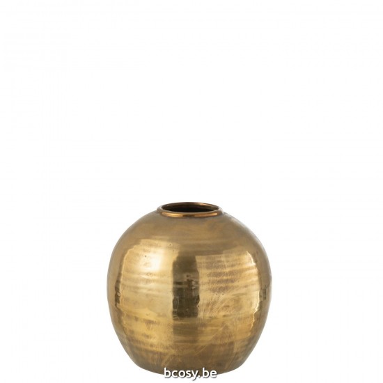 Jline Vase Arya Metall Gold Small Große Vasen hohe Vasen.