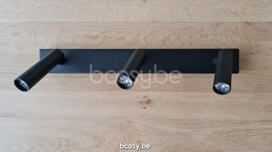 Marckdael indoor opbouwspots Tel-Aviv Marckdael 1407-PL3-TR-LED-NE Contemporal Spots zwart 40x5cm profiel indoor opbouwspots H max 15cm VVD .