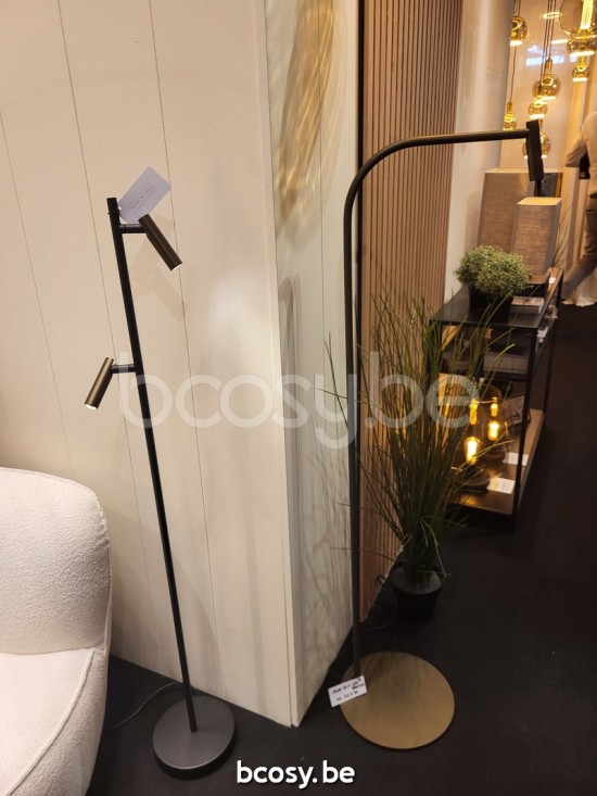 Marckdael vloerlamp Tel-Aviv Marckdael 1408-LG1-LED-NE-BRONZO Contemporal Spots Zwart-brons vloerlamp H 140cm VVD VDV Verlichting van Dijck .