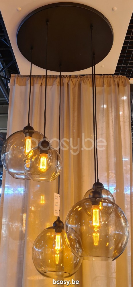 Marckdael VVD Seattle-Seatle zwart gepoederlakt pendel VVD VDV Verlichting van Dijck Dyck Markdaal.