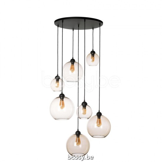 Marckdael 1488-PL7-ROND-GL-NE-GLOBE-CLEAR-5KL-2GR C-VDV 1488-PL7-ROND-GL-NE-GLOBE-CLEAR-5KL-2GR Verlichting van Dijck van Dyck Markdaal