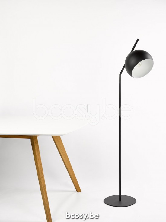 Marckdael vloerlamp Guggenheim-Gugenheim Marckdael 2706-147-LG1-NE 2706-147-LG1-SF240-NE Contemporal zwart vloerlamp H 147cm VVD VDV Verlich.