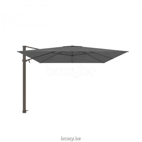 Jardinico ANTEGO 300x300 Square Sidepost Cantilever Free Pole Mast Floating Parasol 3x3 Pole Mast Post lava| Canopy-fabrics Steel Sunbrella.