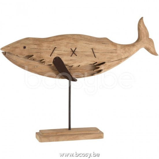 J Line 11060 Dekoration fisch auf fuss Decorations Animali Beeldje Vissen Figurines Visje Dieren Beelden Visjes Beeld Poissons Vis op Voet Fische Vis Beeldjes Decoration Decorazione fishes on base Die