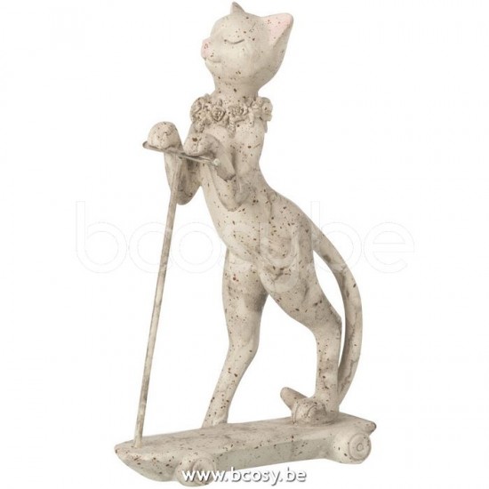 J Line 11459 Katjes Beelden Katzen cat Poezen Decoration Dieren Dekoration Figuren Beeldjes Katje katze Statue katten Decoratie cats Poes Beeldje Kat Decorations Kat Animali Dier Figuras Beelden chat