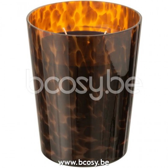 J Line Jline Candela Profumata Noa Marrone Medium68O Vela Perfumada Noa Marron Medium68H