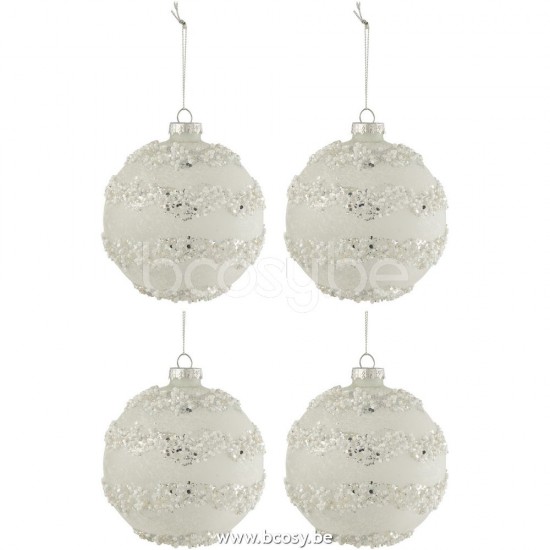 J Line 27741 Decoration Wohnzubehoer Decoracion Christbaumkugel Decorations Weihnachtskugeln box of baubles packung mit weihnachtskugel Kerstballen accessoires De La Maison Dekoration kerstbal Accesor