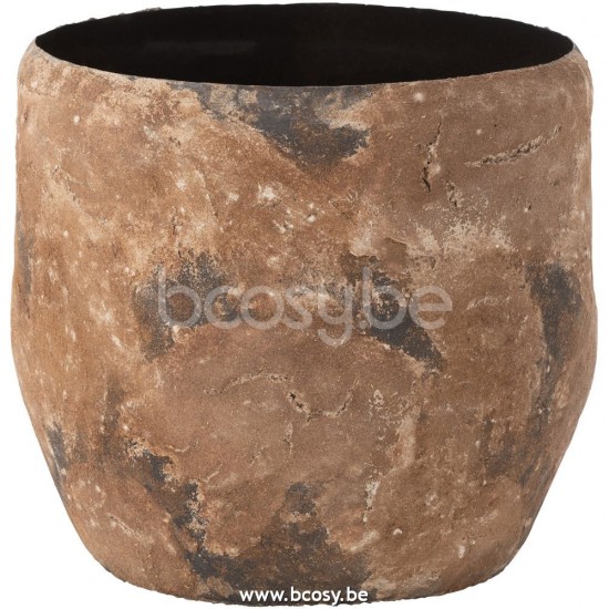 J Line 28725 Vaas cachepot Cachepots E shop Distributeur Bloempotjes blumenhalter Cachepots Cubremacetas Decorations Bloemvazen Bloemenvazen Decoration blumentoepfe Bloempotten Decoratie Flowerpots On